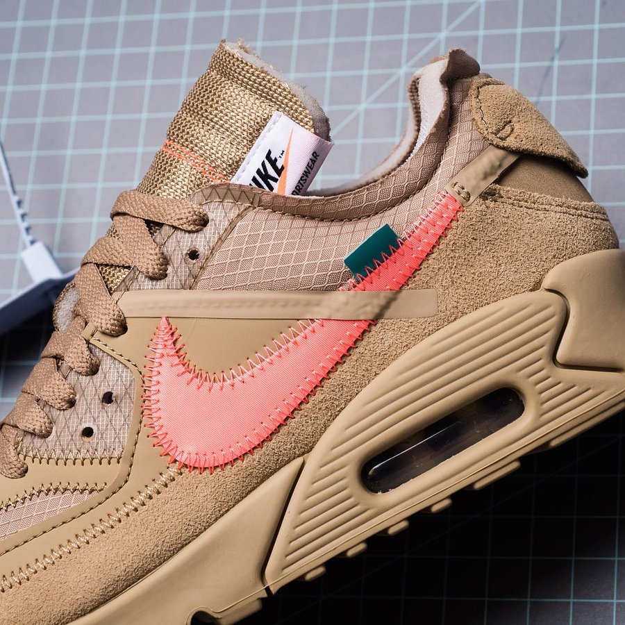 国内多家店铺登记抽签！OFF-WHITE x Air Max 90 或于本周末发售球鞋