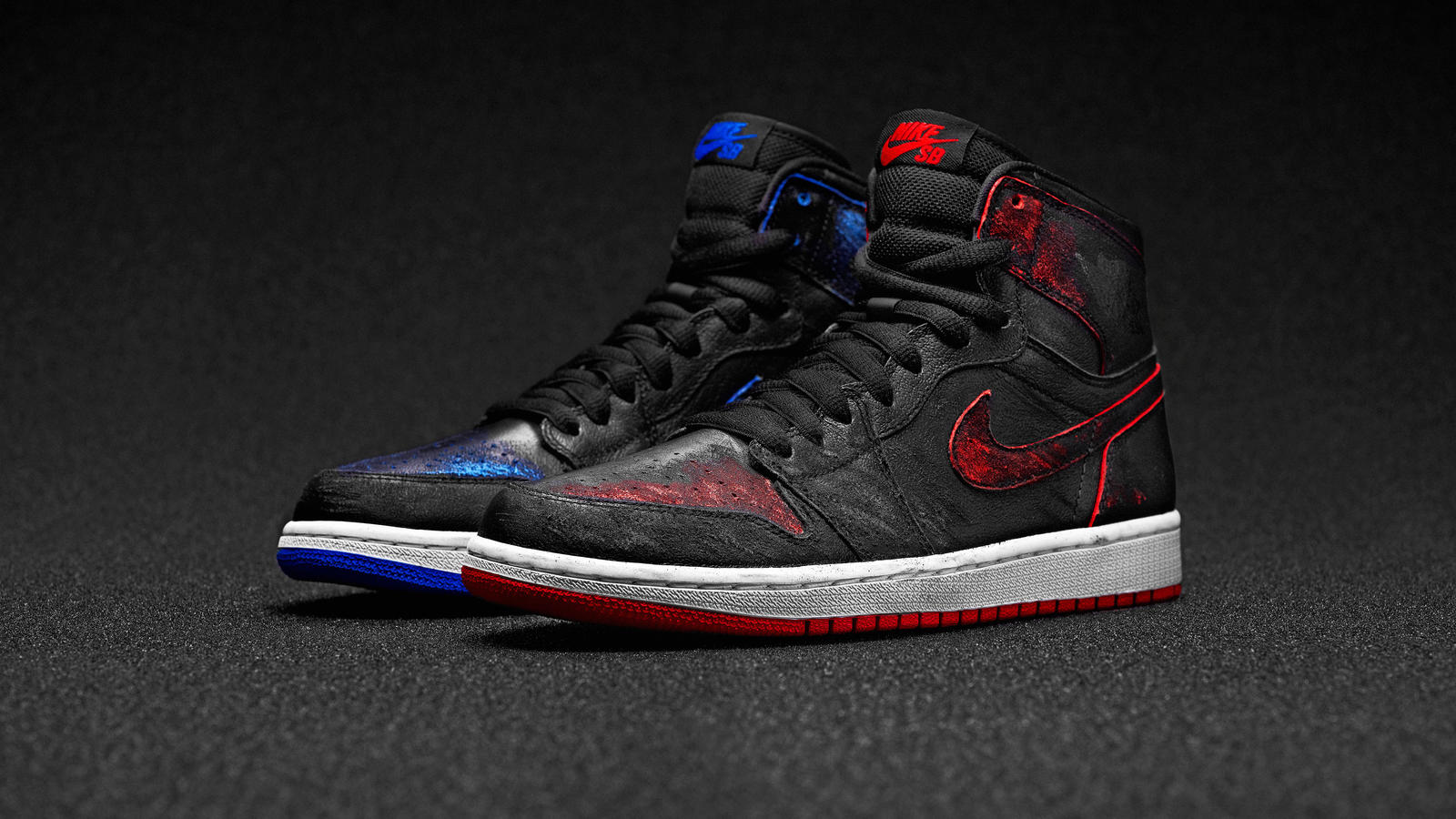 Air Jordan 1 x Nike SB,Nike,Jo  惊现湖人队紫金 “脚趾” 配色！Air Jordan 1 x Nike SB 首度曝光