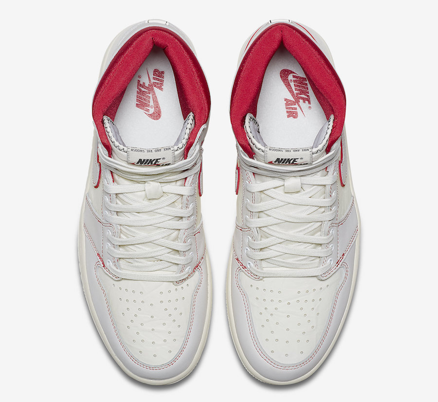 Air Jordan 1,AJ1,发售,555088-160  白红二次元装扮！全新 Air Jordan 1 下月发售