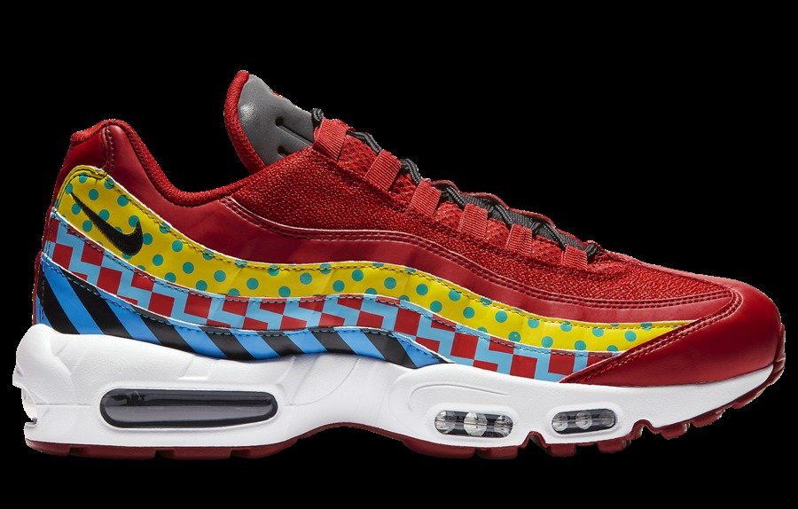 NIke,Air Max 95,CD7787-600,发售  高贵皇冠 + 浮夸拼接！全新 Air Max 95 本周发售