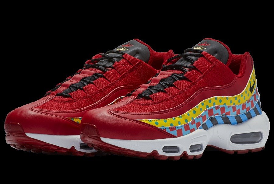 NIke,Air Max 95,CD7787-600,发售  高贵皇冠 + 浮夸拼接！全新 Air Max 95 本周发售