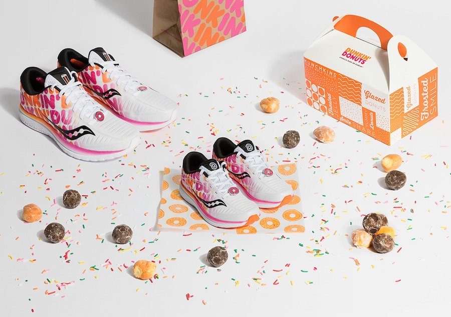 Dunkin’,Saucony,发售  玩味十足的糖果配色！Dunkin’ x Saucony 联名系列现已发售