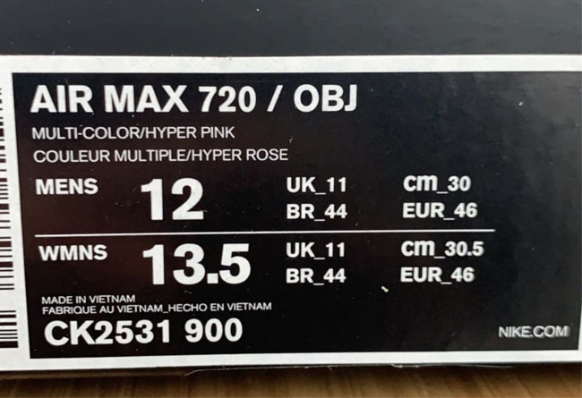 Nike,Air Max,Odell Beckham Jr.  酷似 Air Max 1/97 的缤纷颜值！OBJ x Air Max 720 实物曝光！