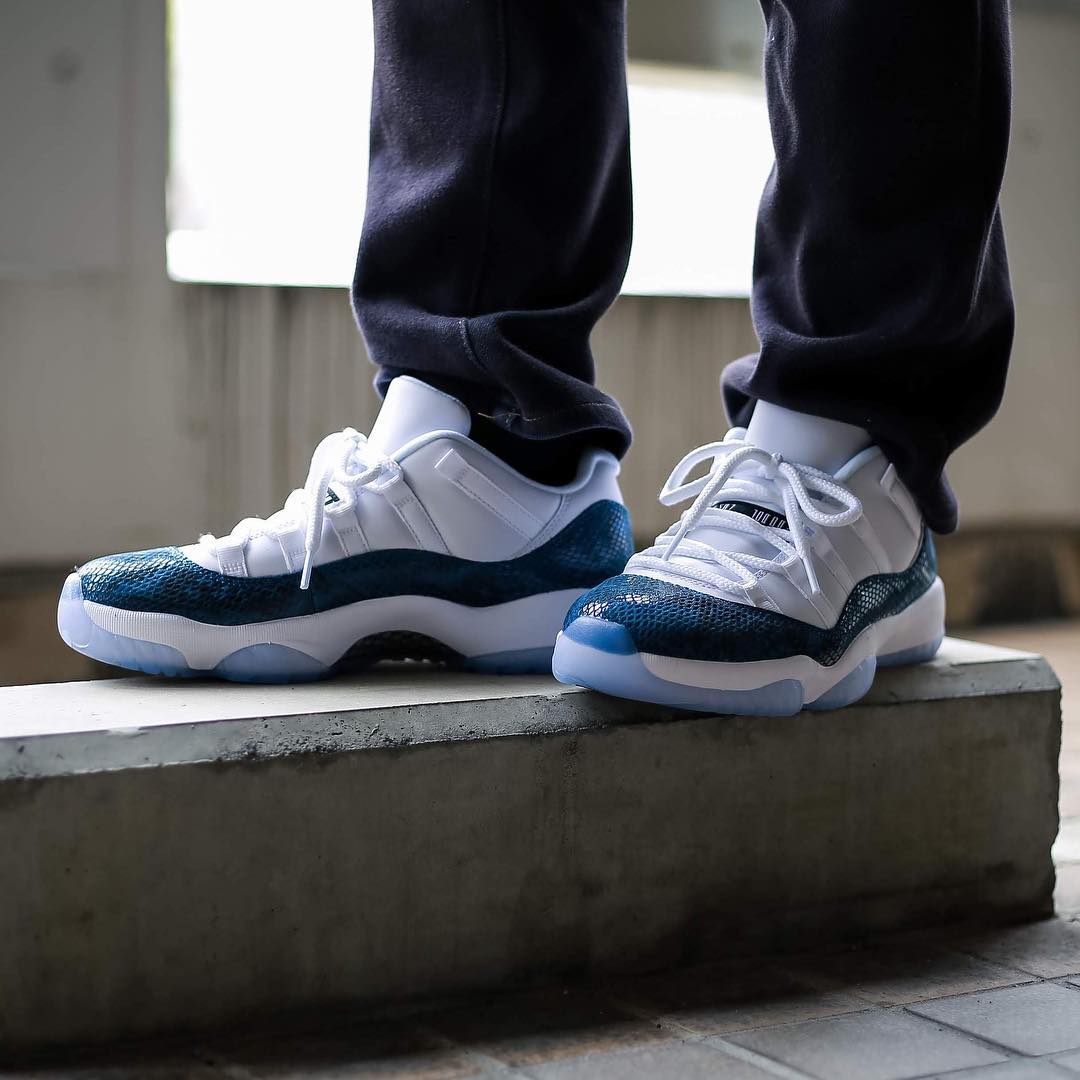 AJ11,Air Jordan 11 Low,CD6846-  ​今年第一双 AJ11 来了！蓝蛇 Air Jordan 11 Low 本周即将发售！