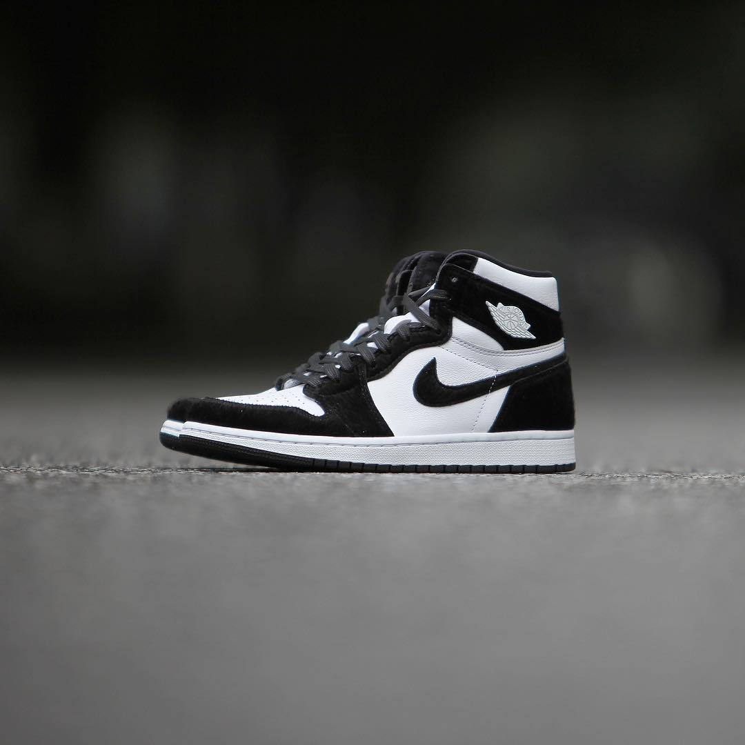 Air Jordan 1,AJ1,nike,发售,CD046  独特鞋面材质 + 热门熊猫配色！全新 Air Jordan 1 本周发售