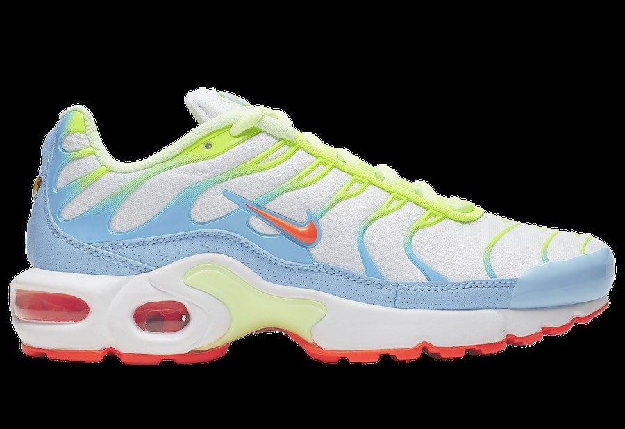 Air Max Plus,Nike,发售  渐变鞋面支撑 + 半透明外底足弓！全新配色 Air Max Plus 即将发售