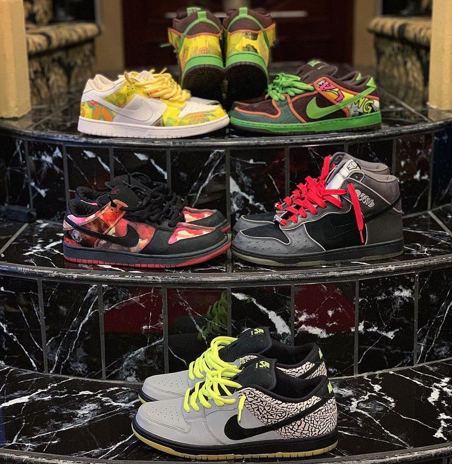 全球最强球鞋收藏家之一一堆十几万的球鞋随便穿