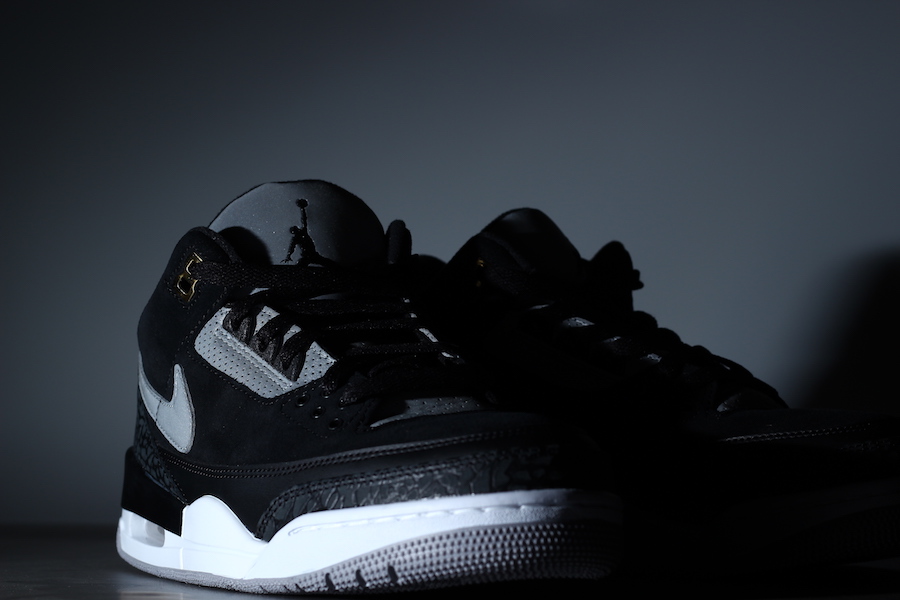 Air Jordan 3,Nike,Tinker,AJ3,发  3M 反光 + 黑水泥！全新配色 Air Jordan 3 Tinker 实物再度曝光！