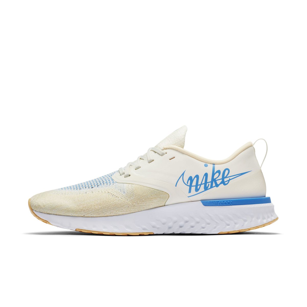 Nike,Odyssey React 2 Flyknit  复古牛奶糖配色！全新 Nike Odyssey React 2 曝光