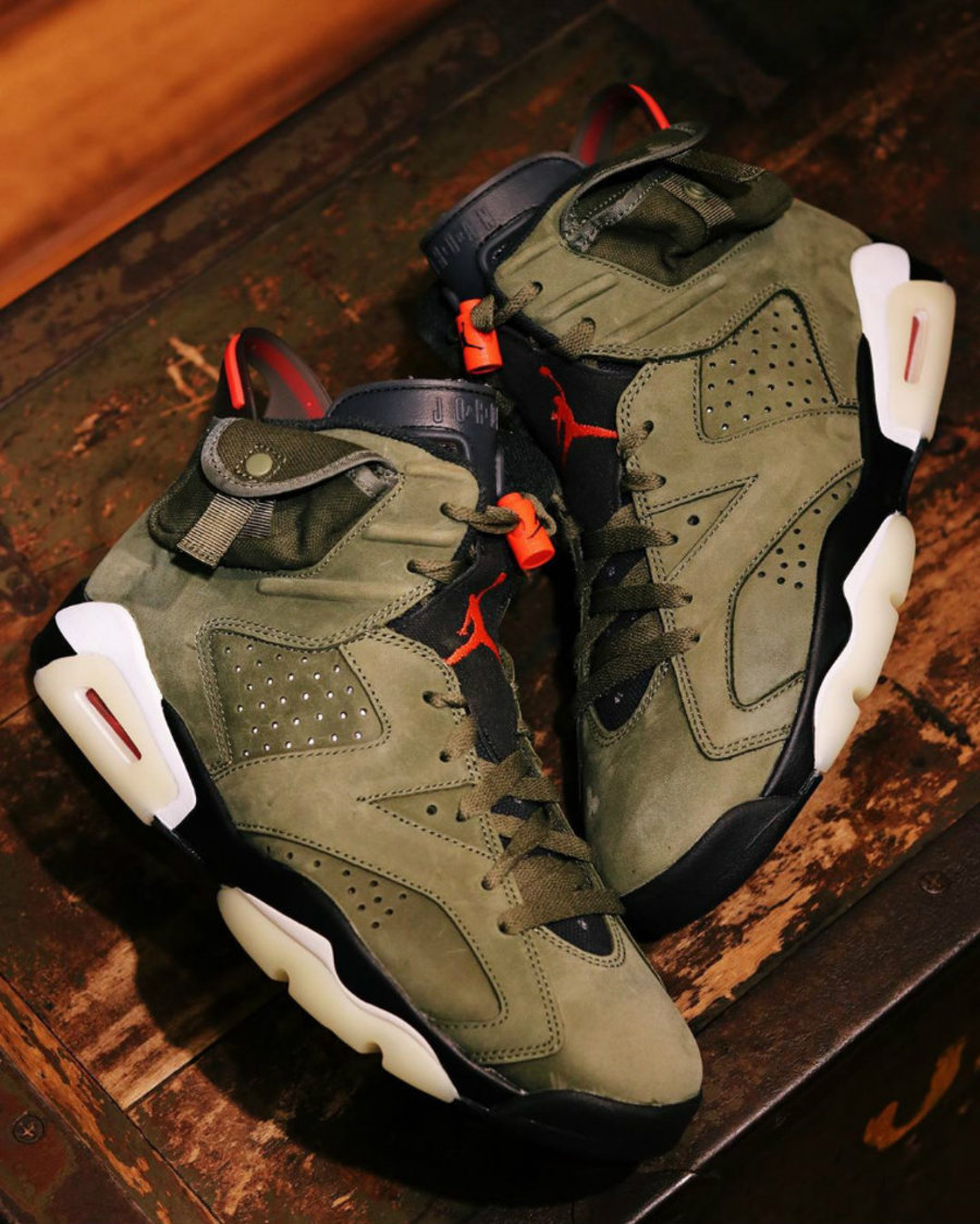 Travis Scott,Air Jordan 6,AJ,C  比反勾更酷炫！Travis Scott x AJ6 发售日期今日曝光！