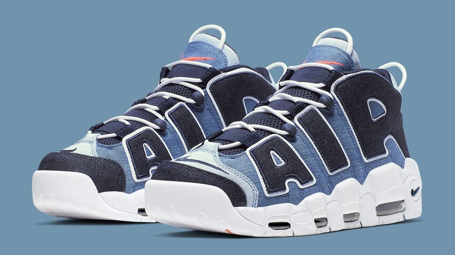 Nike,AIR,Air More Uptempo,CJ61  单宁材质「大 AIR」下周发售！上脚也格外帅气！