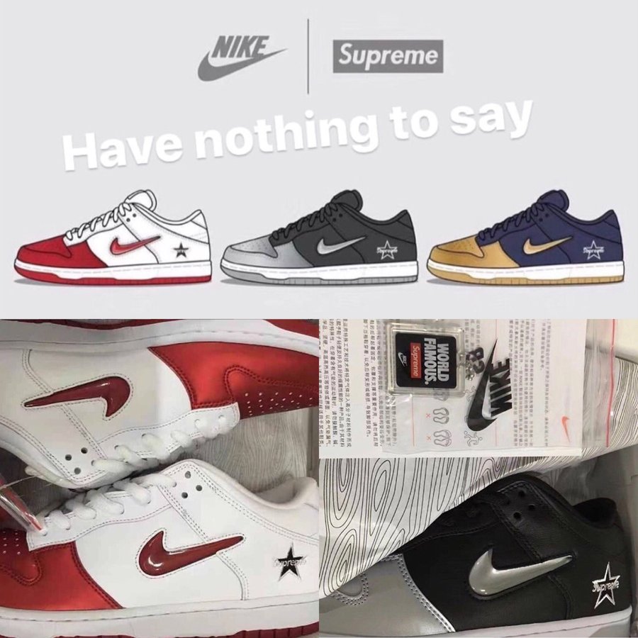 Supreme,Nike,SB Dunk Low,CK348  重磅联名预警？！Supreme x Nike 全新联名下月发售！