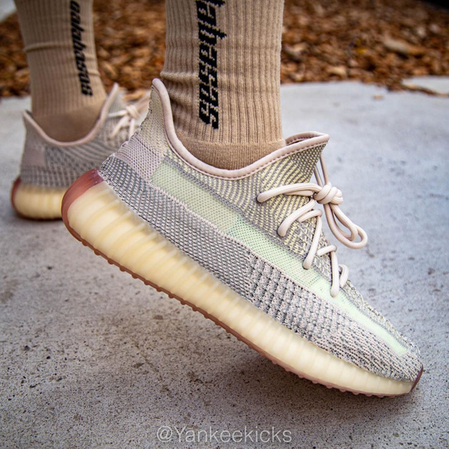 adidas,Yeezy,350 V2,Citrin Ref  「合体配色」最新上脚！Yeezy 350 V2 “Citrin” 即将发售！