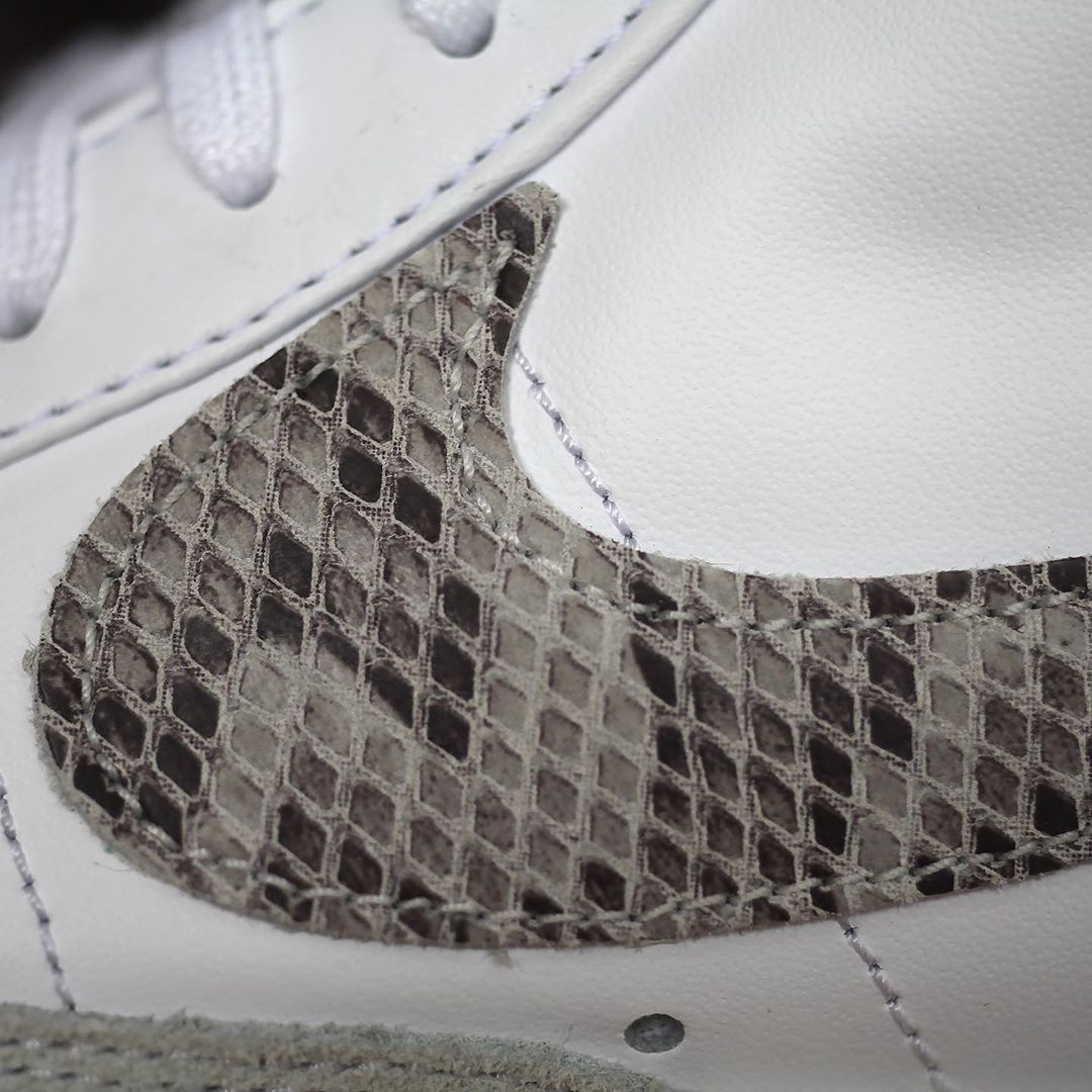 细腻蛇纹皮革装饰全新配色nikeblazermid实物首度曝光