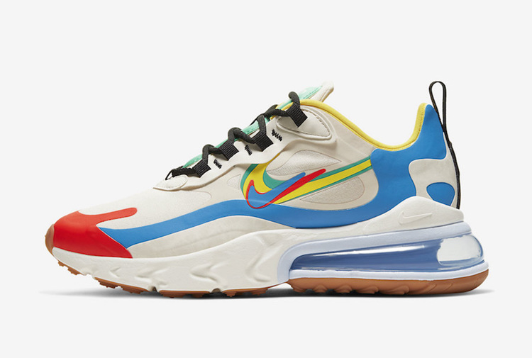 Nike,Air Max 270 React,CT1634-  鞋垫与后跟揭露设计灵感！全新 Air Max 270 React 现已发售！