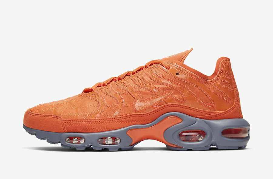 Nike,Air Max Plus,发售  亮橙色调 + 特制鞋面！全新 Nike Air Max Plus 即将发售！