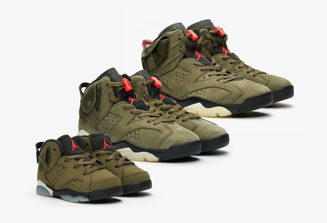 Air Jordan 6,Travis Scott,aj6,  Travis Scott x Air Jordan 6 后天发售！服装有点好看！