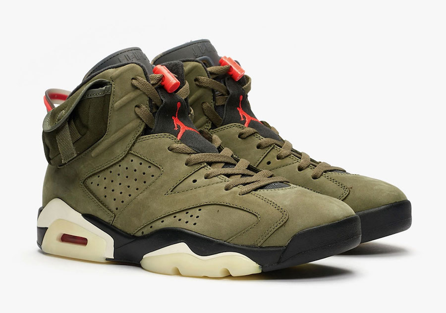 Air Jordan 6,Travis Scott,aj6,  Travis Scott x Air Jordan 6 后天发售！服装有点好看！