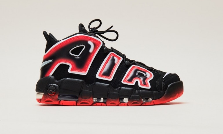 Air More Uptempo 96,Laser Crim  妖艳魅惑的渐变黑红！全新配色「大 Air」首度曝光！