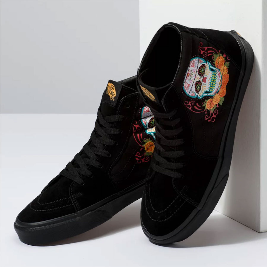 Vans,发售,Sk8-Hi,  这双「亡灵节」有点帅！Vans Sk8-Hi 新配色抢先看！