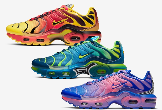 Nike,Air Max Plus GS,CT0962-70  亮眼 3M 反光线条！全新 Air Max Plus 套装即将发售！