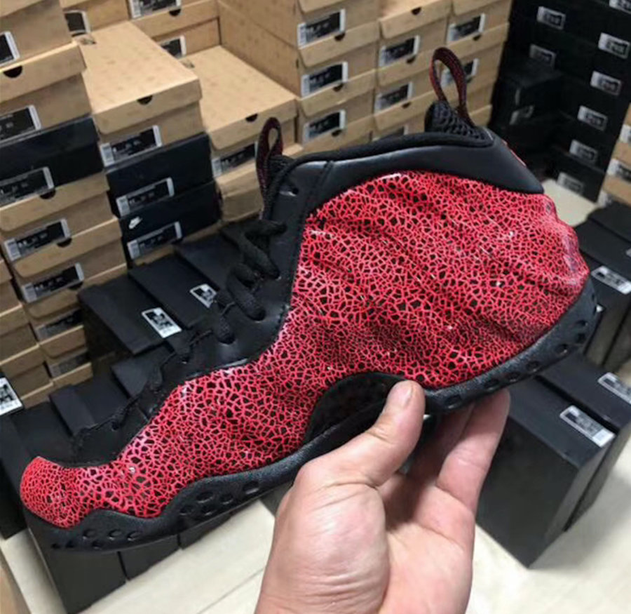 Nike,Air Foamposite One,Lava,3  「熔岩喷」最新实物图释出！经典黑红色调，下月即将发售！