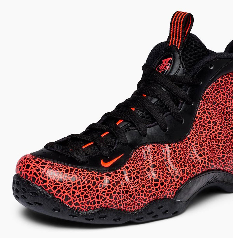 本月,发售,熔岩,喷,Foamposite,One,“,La  本月发售！熔岩喷 Foamposite One “Lava” 实物新图