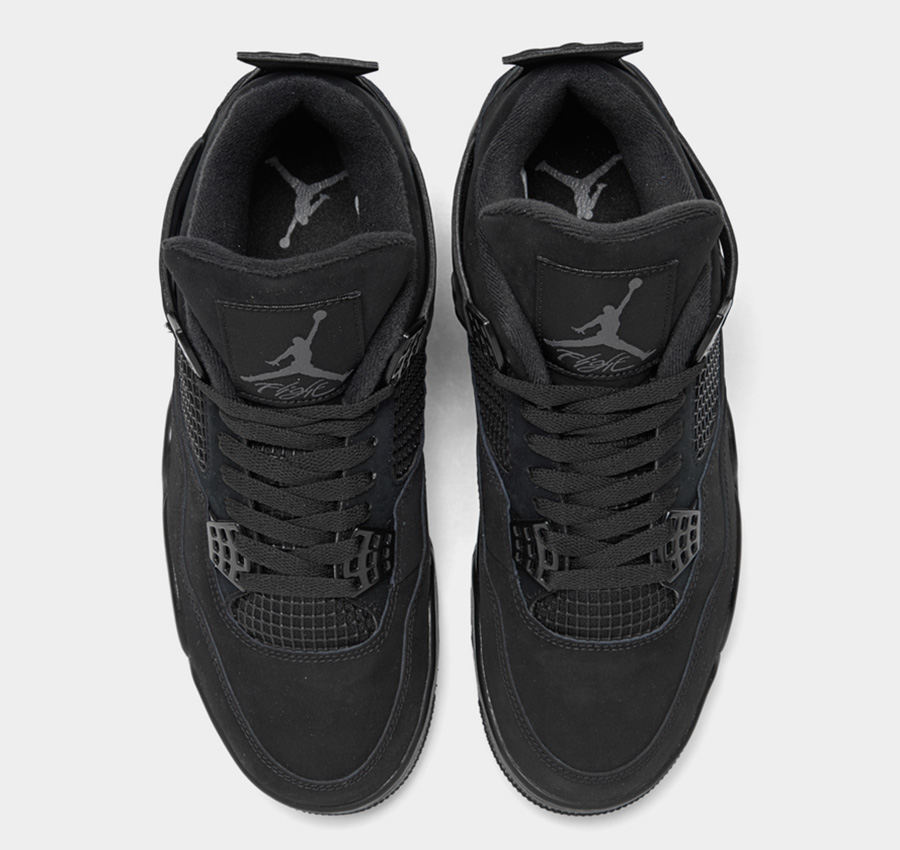 CU1110-010,AJ4,Air Jordan 4  期待已久！黑猫 Air Jordan 4 “Black Cat” 本月发售！