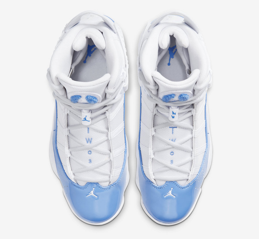 AJ,Air Jordan 6 Rings,UNC,CW70  清爽北卡配色！这双 Jordan 6 Rings “UNC” 你打几分？