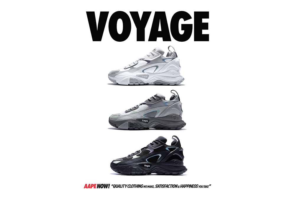 AAPE,VOYAGE,OASIS,发售  AAPE 在球鞋圈又有新动作！两双全新鞋款明天正式发售