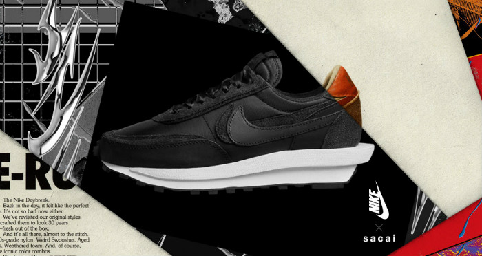 官网已上线！黑白sacai x Nike 细节预览！下周发售！ 球鞋资讯