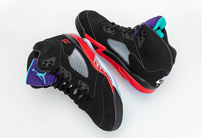 AJ,AJ5,Air Jordan 5,Top 3,CZ17  鞋舌暗藏玄机！Air Jordan 5 “Top 3” 最新实物近赏！五月正式发售！