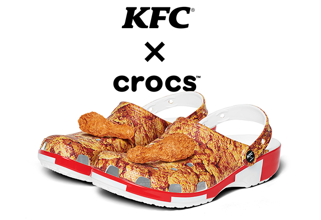 KFC,CROCS,发售  鞋上有块炸鸡！KFC x CROCS 联名拖鞋明日正式发售