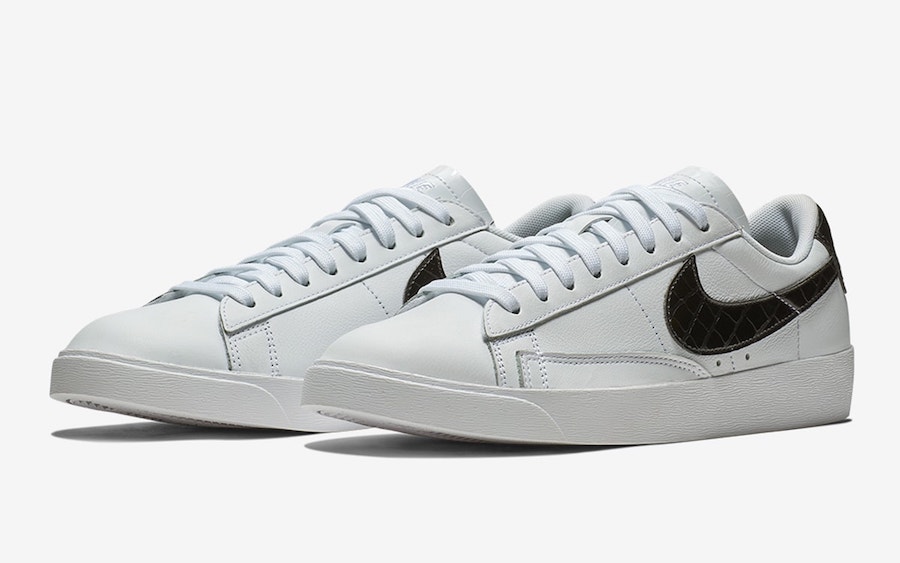 Nike,Blazer Low Leathe  奢华鳄鱼纹皮革加持！全新 Nike Blazer Low 即将发售