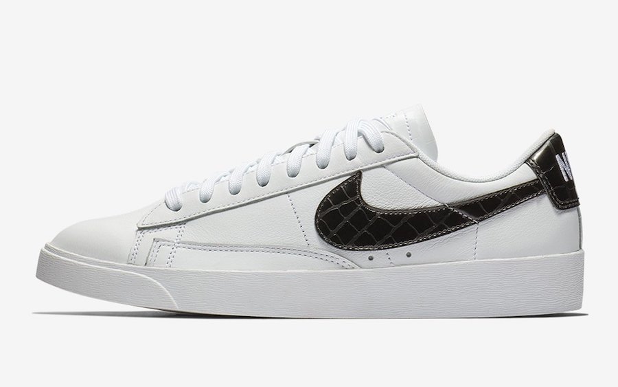 Nike,Blazer Low Leathe  奢华鳄鱼纹皮革加持！全新 Nike Blazer Low 即将发售