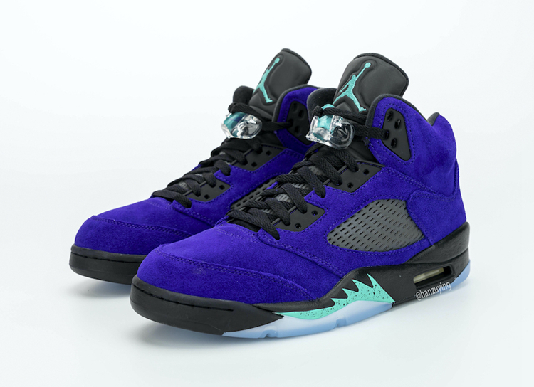 Air Jordan,AJ5,136027-500,Alte  新紫葡萄 AJ5 最新实物释出！遗憾的是发售又要延期...