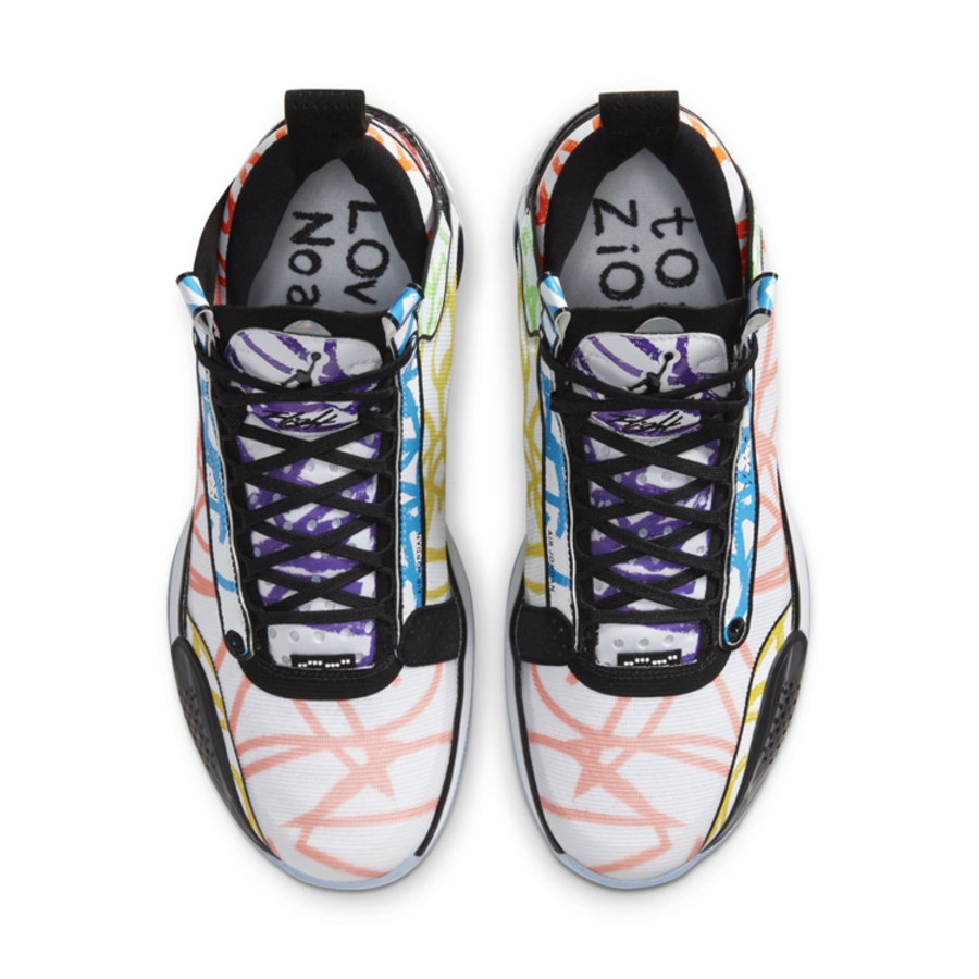 大玩涂鸦风!锡安 air jordan 34 pe 看完你肯定心动!