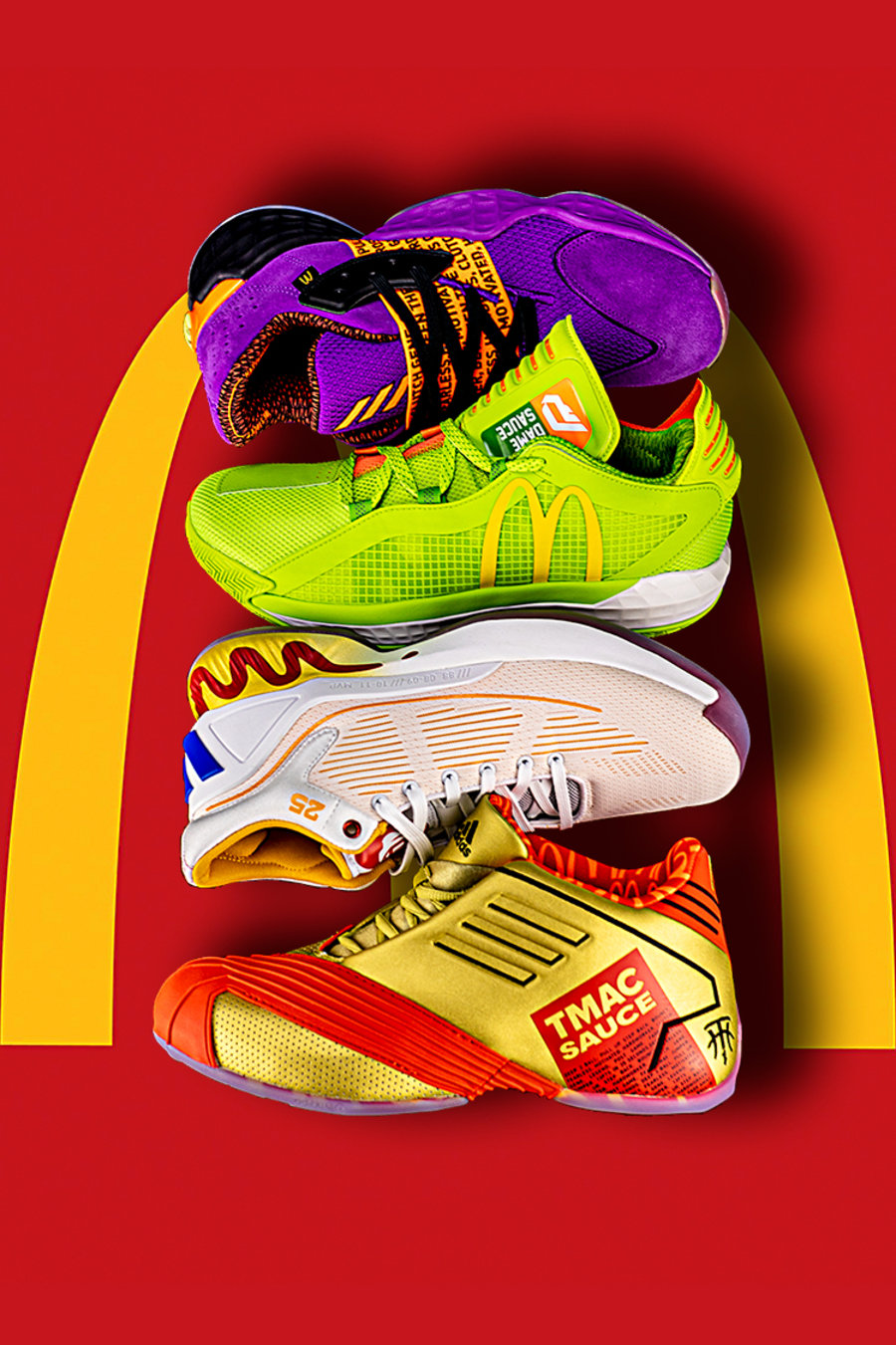 adidas,麦当劳  这四双鞋真能把你看饿！吃汉堡买鞋还能打折！？