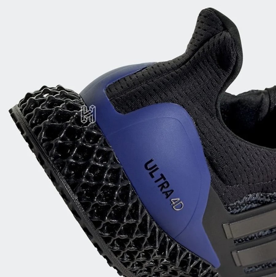 Ultra Boost,adidas,4D  Ultra Boost 真的换上了 4D 鞋底！初代黑紫配色回归！