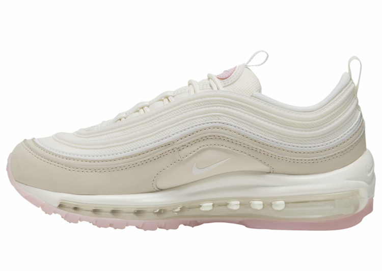 Nike,Air Max 97,CT1904-100  淡粉色装饰！这款全新配色的 Air Max 97 你打几分？