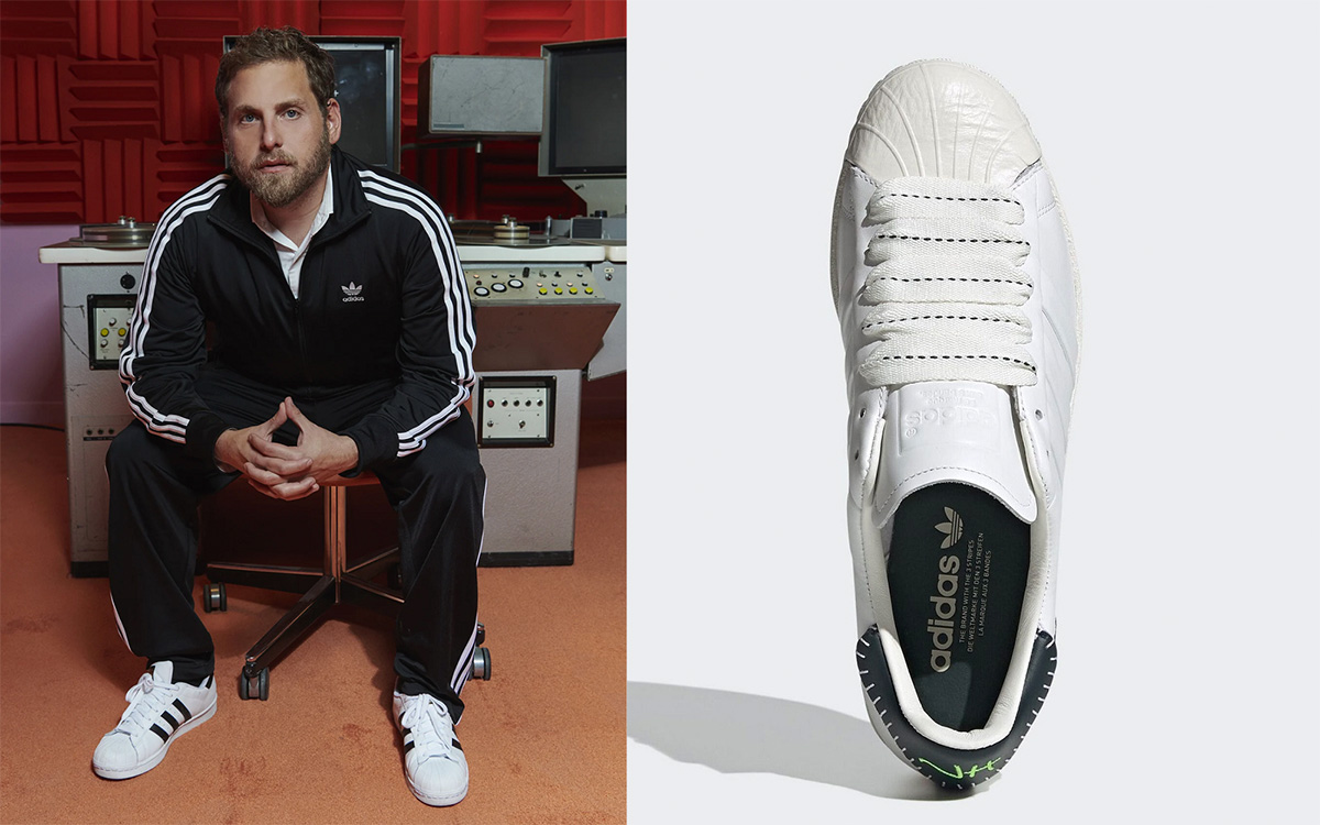 Jonah Hill,Superstar,adidas,三叶  简约又富有质感！Jonah Hill x adidas Superstar 即将发售