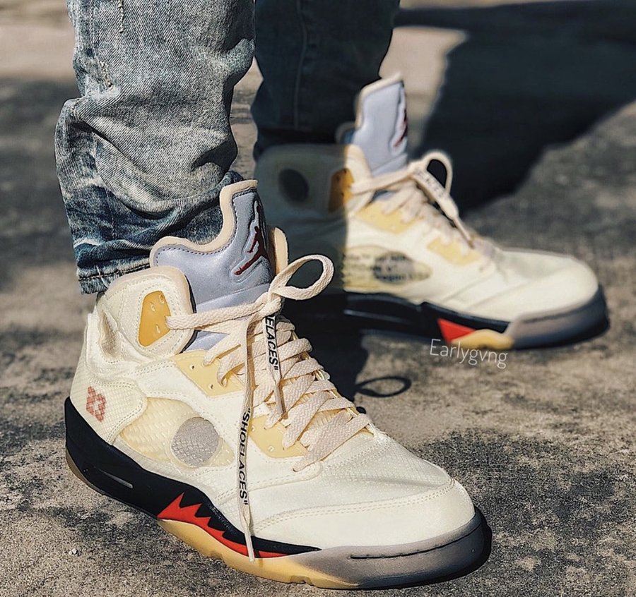 off white aj5 sail