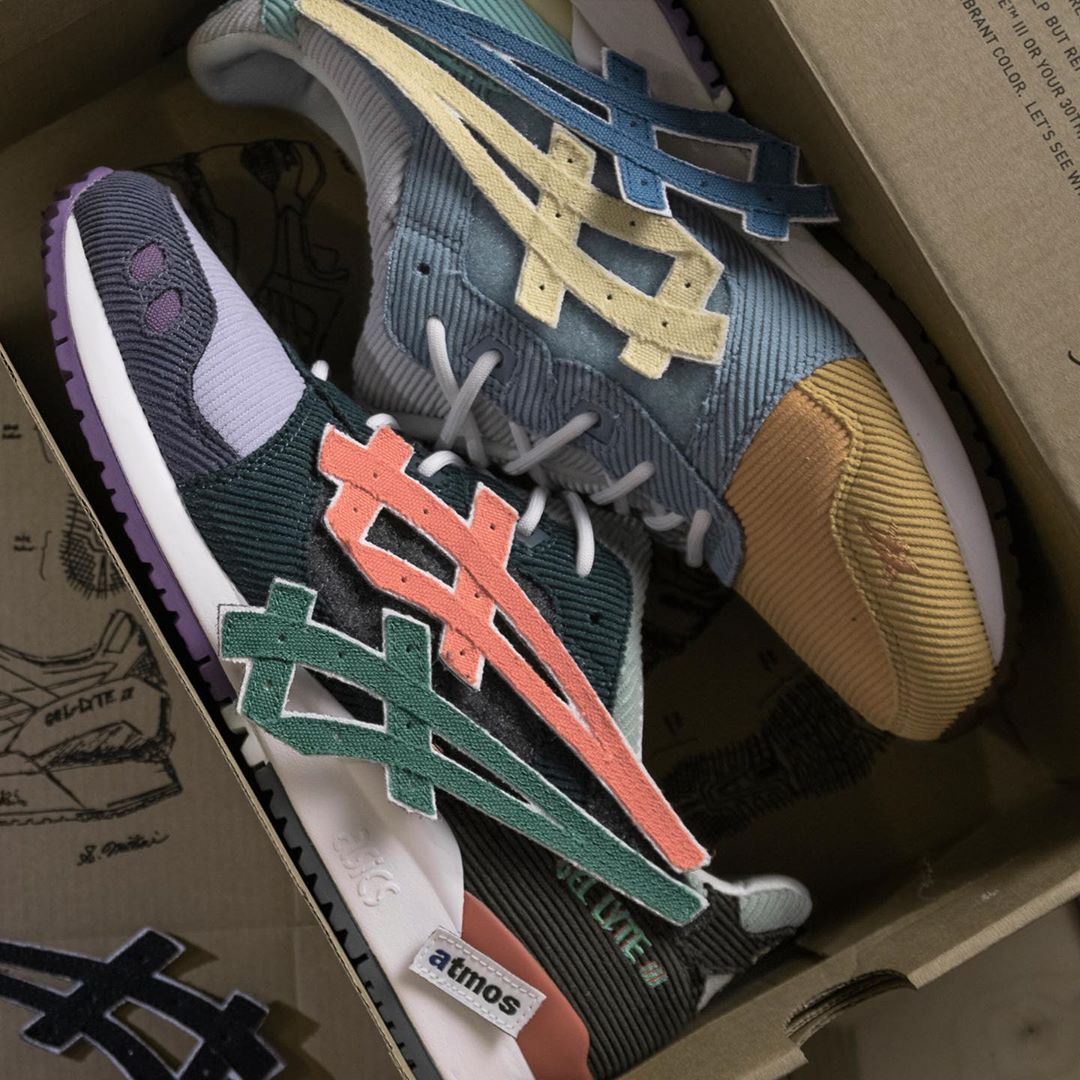 Sean Wotherspoon,atmos,ASICS,G  灯芯绒三方联名 ASICS 第二波发售来了！国内确定发售！