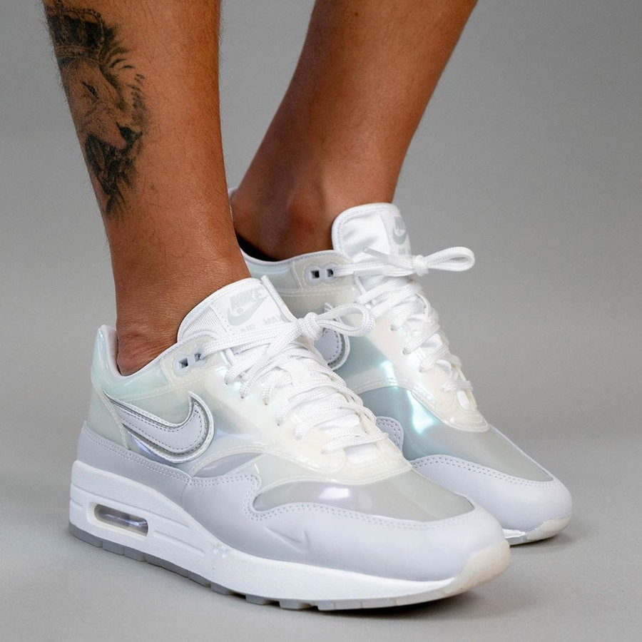 air max 1,nike,上脚  珠光透明鞋面!