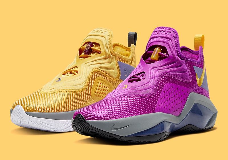 Nike,LeBron Soldier 14,Lakers,  超期待湖人鸳鸯配色！LeBron Soldier 14 “Lakers” 即将发售！