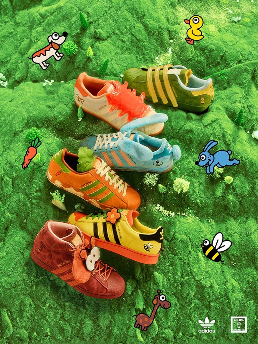 adidas Originals,Melting Sadne  限量 30 双，只送不卖！三叶草超萌联名 APP 刚刚上线！