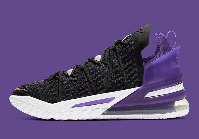 湖人配色 lbj18 官图曝光,即将发售!