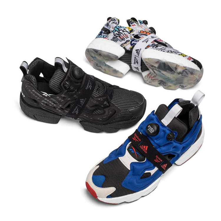 Reebok,Instapump Fury Boost,St  Pump Fury 搭载 Boost 中底！Reebok x adidas 全新联名现已登场！