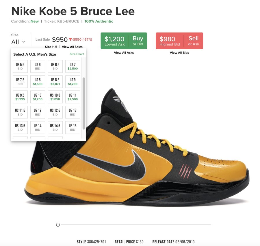 Nike,Kobe 5 Protro,Bruce Lee,C  颜值太迷人！「李小龙」Nike Kobe 5 官图正式曝光！下月发售！