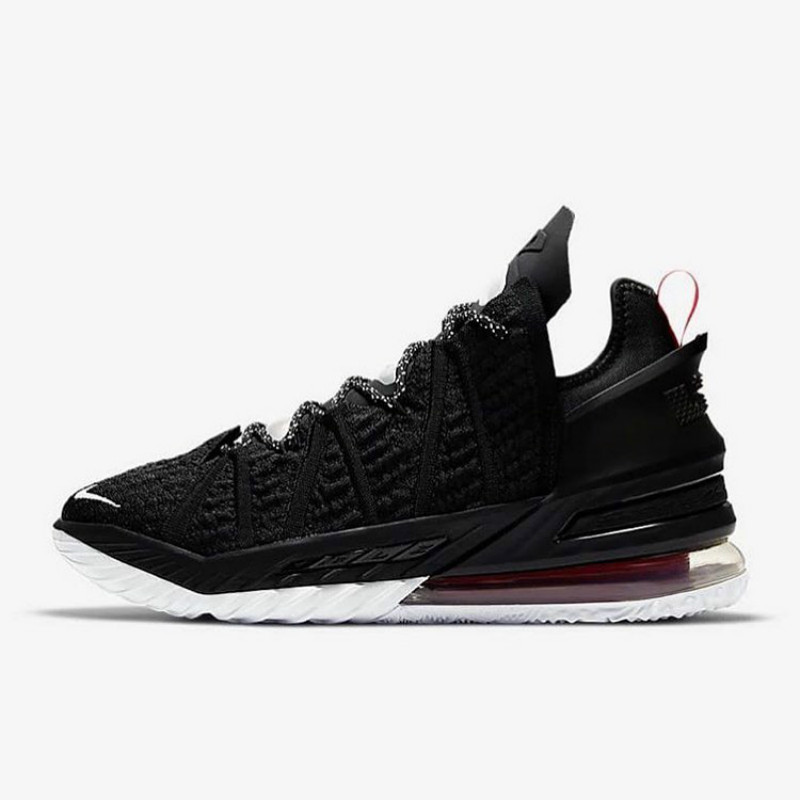 Nike,LeBron 18,Bred  经典黑红装扮！Nike LeBron 18 “Bred” 即将发售！